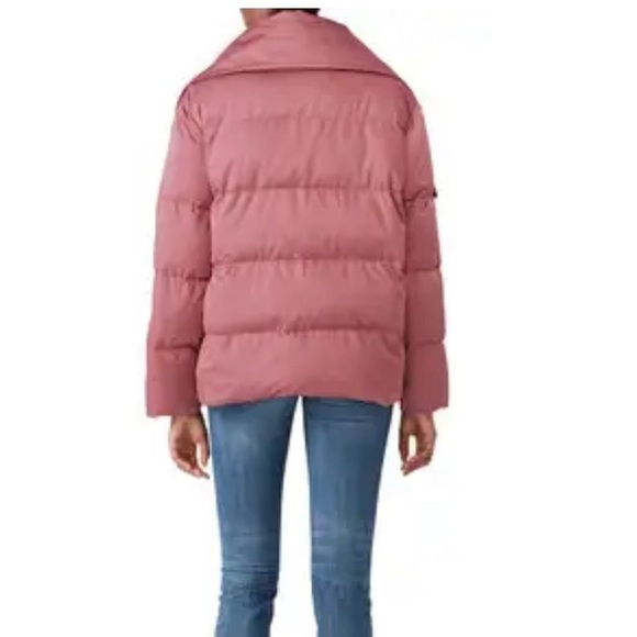 Pink Wrap Puffer Jacket by Avec Les Filles - Picture 4 of 11